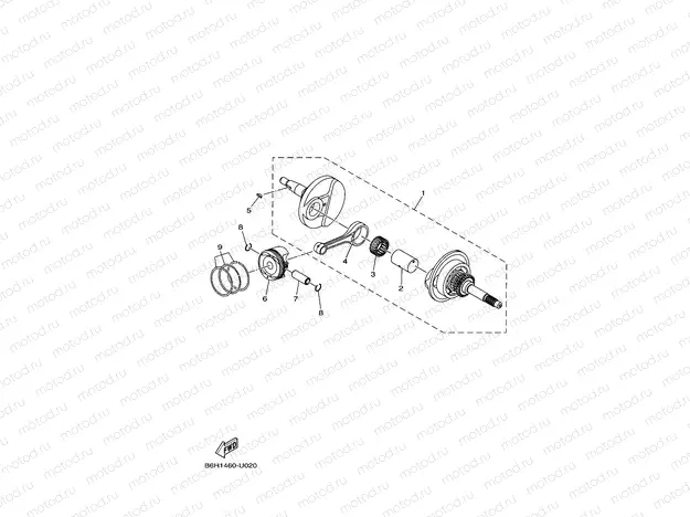 CRANKSHAFT & PISTON