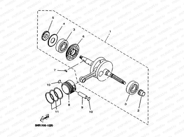 CRANKSHAFT & PISTON