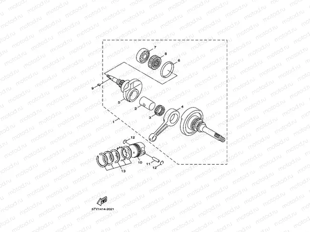 CRANKSHAFT & PISTON