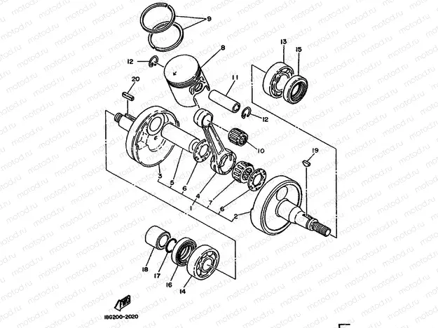 CRANKSHAFT & PISTON