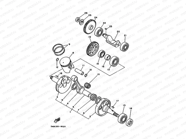 CRANKSHAFT & PISTON