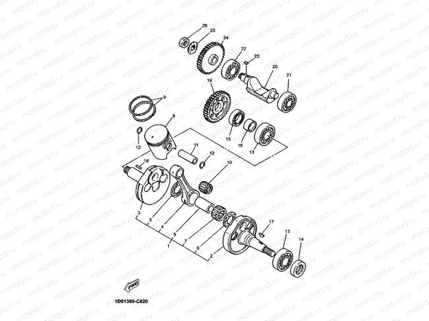 CRANKSHAFT & PISTON