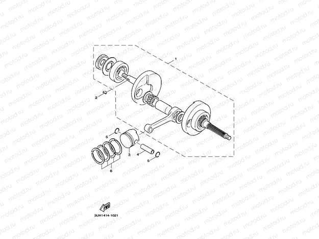 CRANKSHAFT & PISTON