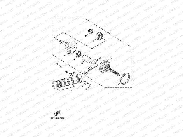 CRANKSHAFT & PISTON