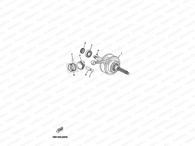 CRANKSHAFT & PISTON