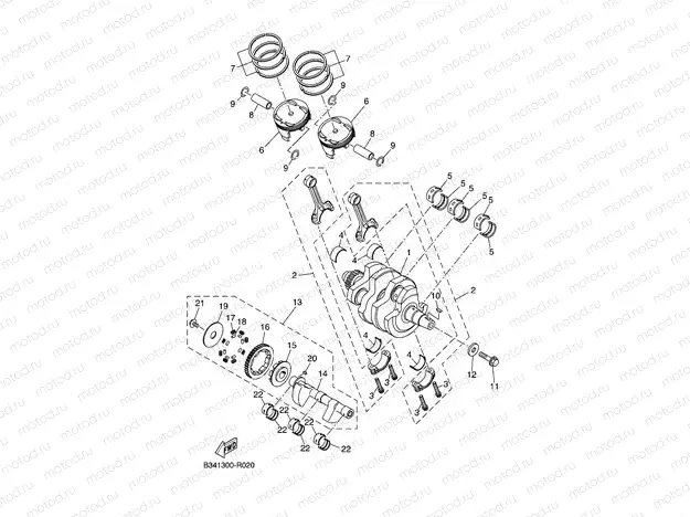 CRANKSHAFT & PISTON
