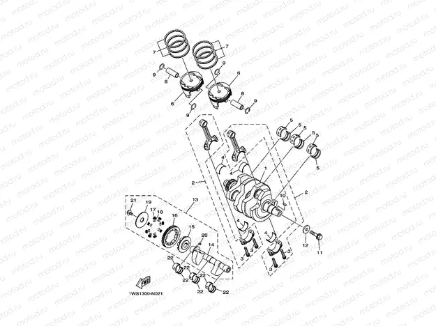CRANKSHAFT & PISTON