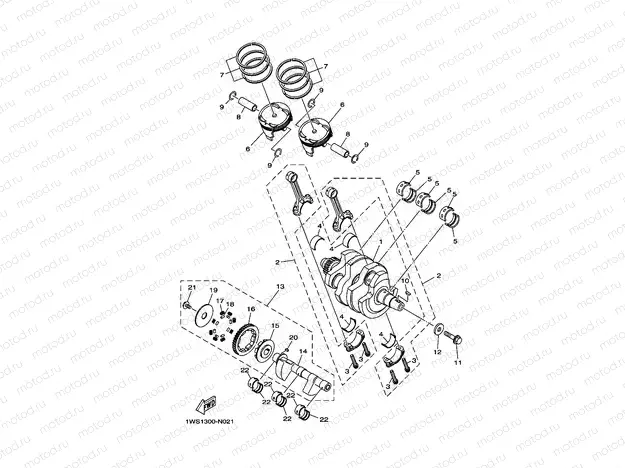 CRANKSHAFT & PISTON