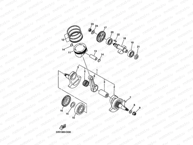 CRANKSHAFT & PISTON