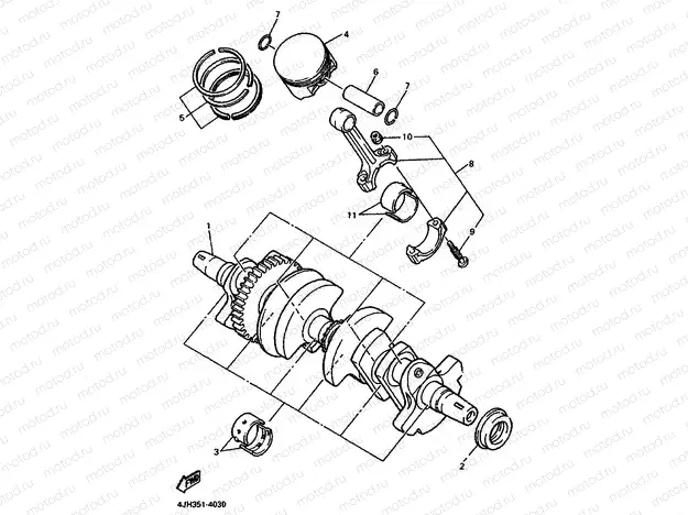 CRANKSHAFT & PISTON