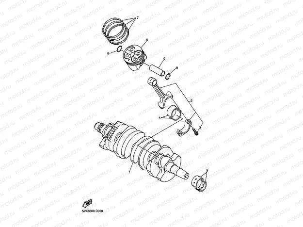 CRANKSHAFT & PISTON