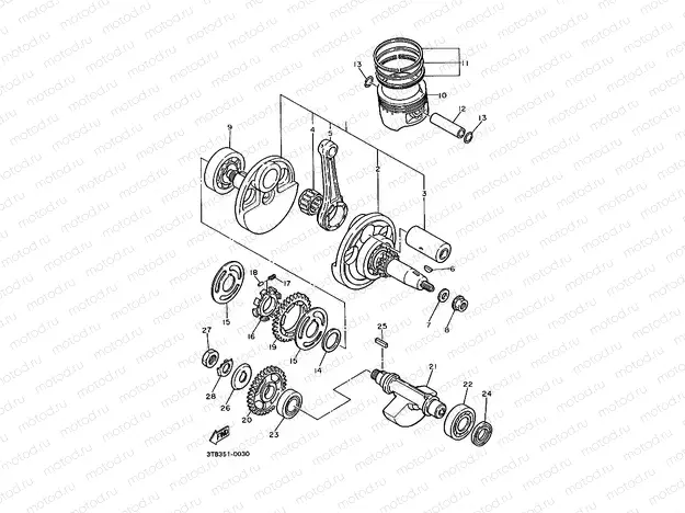 CRANKSHAFT & PISTON