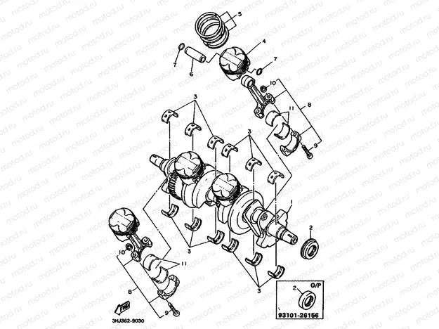 CRANKSHAFT & PISTON