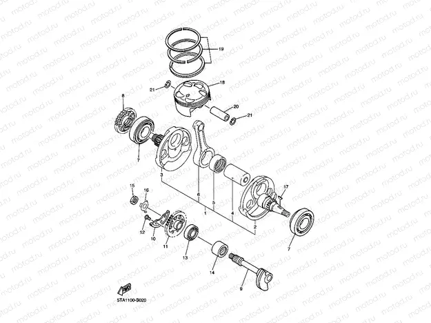 CRANKSHAFT & PISTON
