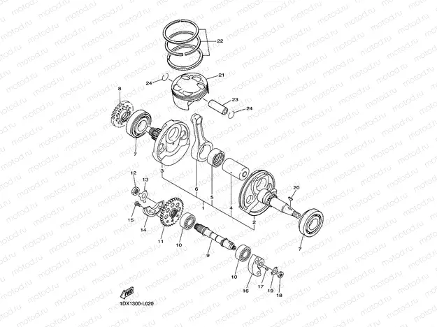 CRANKSHAFT & PISTON