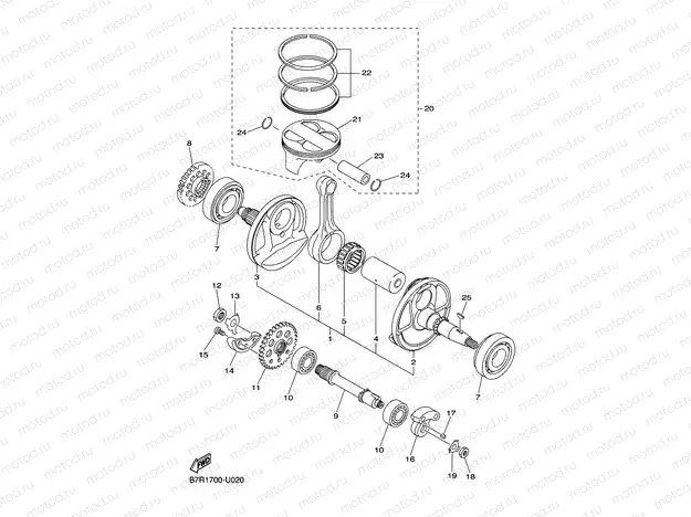CRANKSHAFT & PISTON