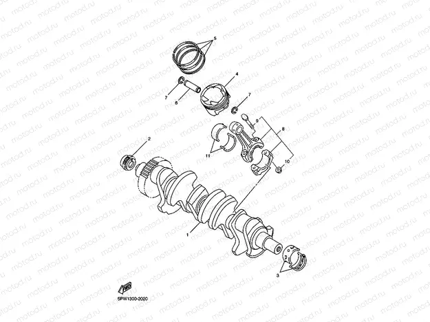 CRANKSHAFT & PISTON
