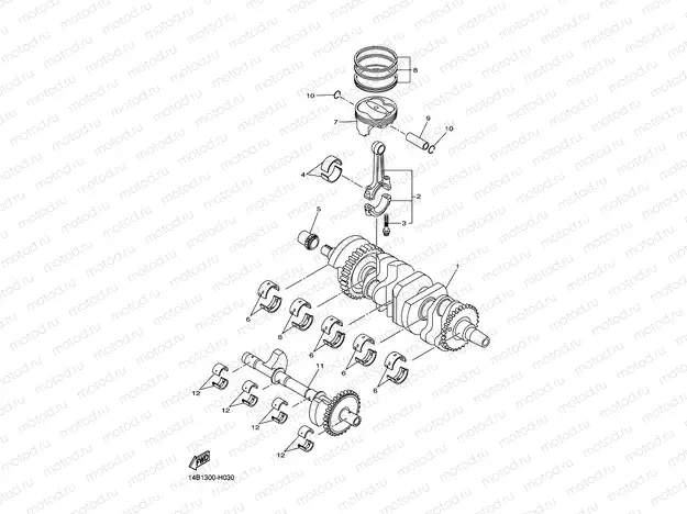 CRANKSHAFT & PISTON