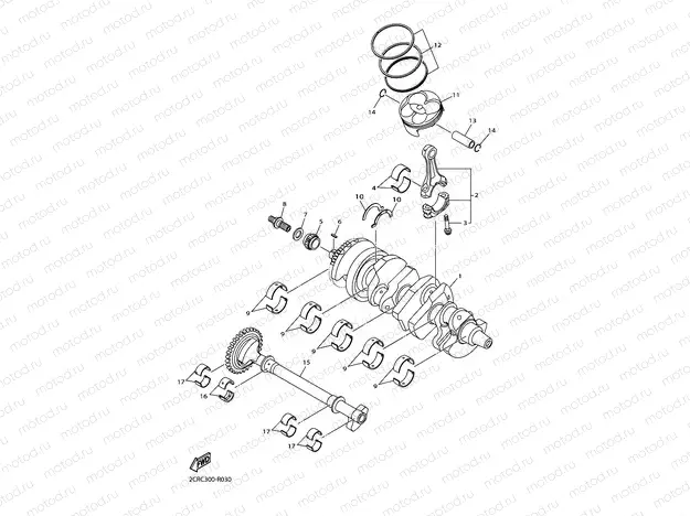CRANKSHAFT & PISTON