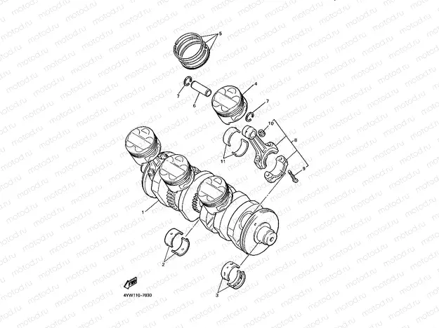 CRANKSHAFT & PISTON