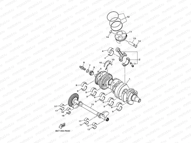 CRANKSHAFT & PISTON