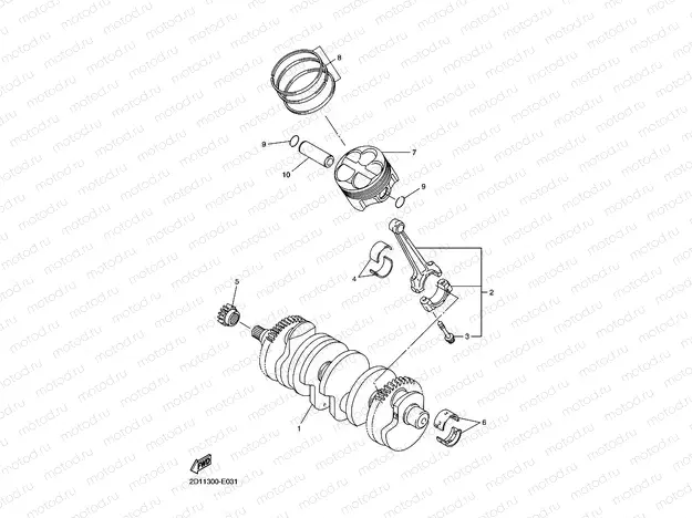 CRANKSHAFT & PISTON