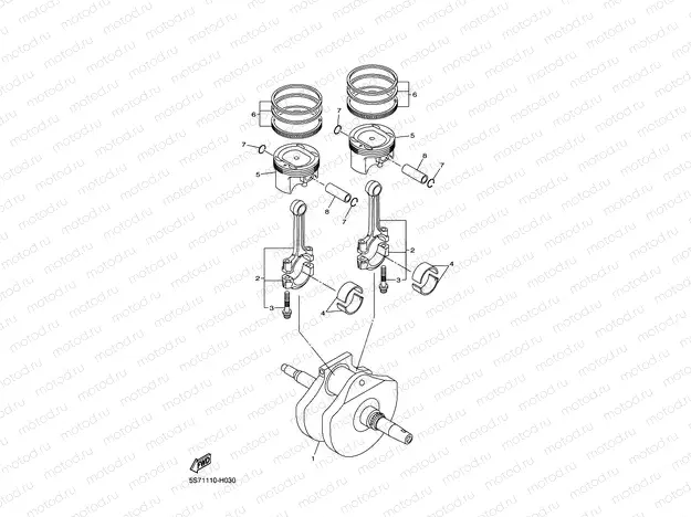 CRANKSHAFT & PISTON