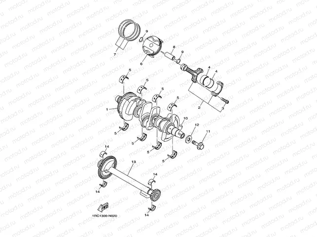 CRANKSHAFT & PISTON