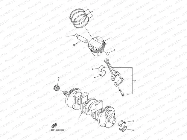 CRANKSHAFT & PISTON