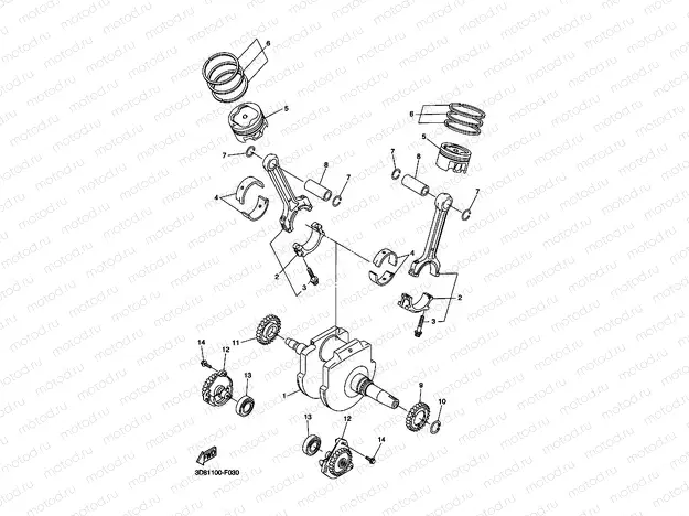 CRANKSHAFT & PISTON