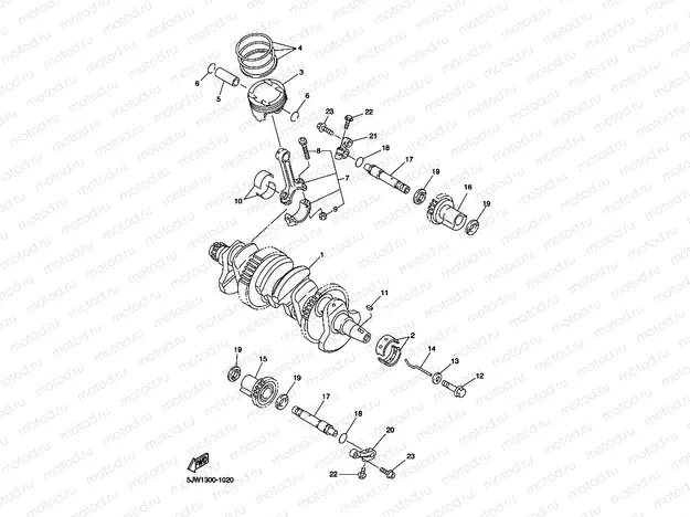 CRANKSHAFT & PISTON