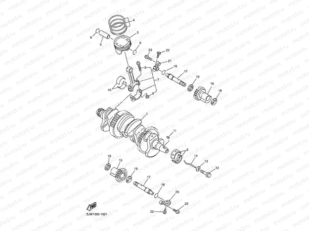 CRANKSHAFT & PISTON