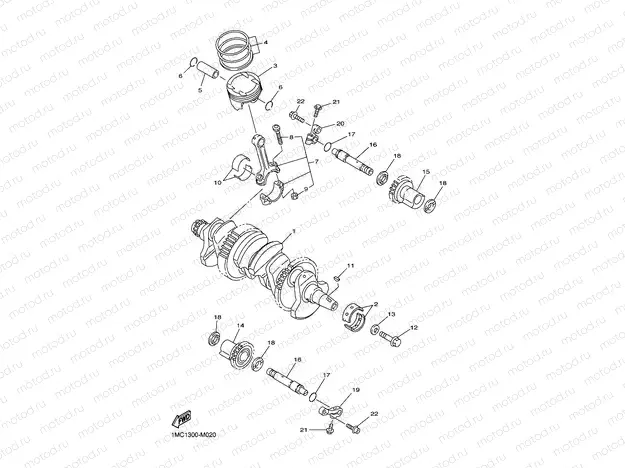 CRANKSHAFT & PISTON