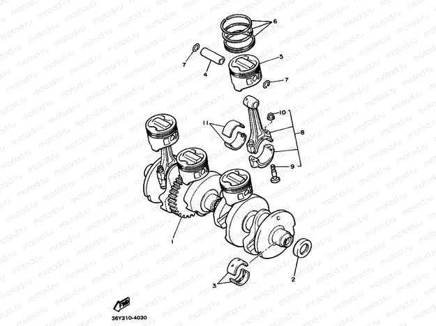 CRANKSHAFT & PISTON