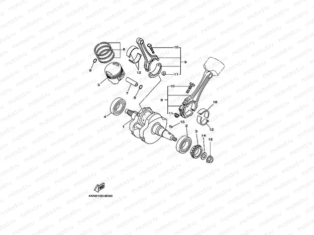 CRANKSHAFT & PISTON
