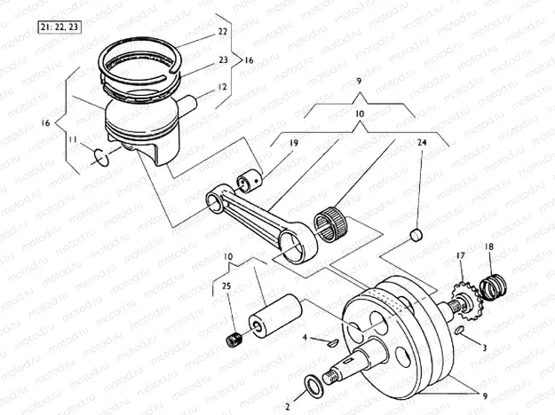 CRANKSHAFT - PISTON