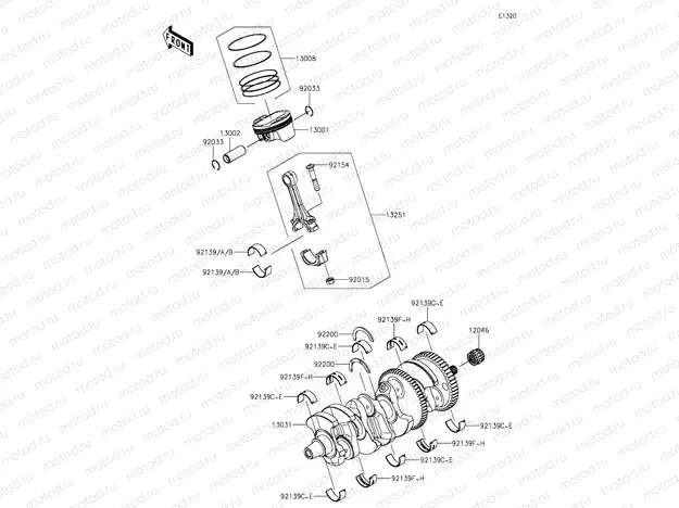 Crankshaft & Pistons