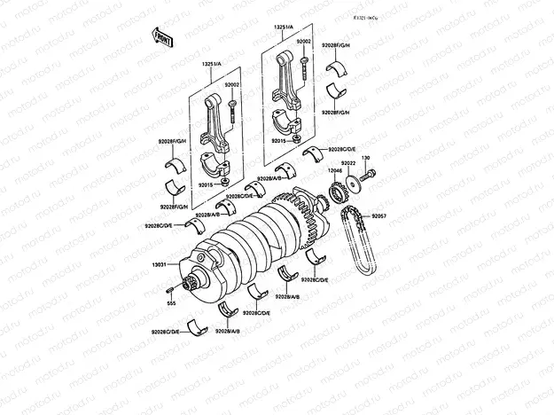 Crankshaft(-ZXT00A-020487)