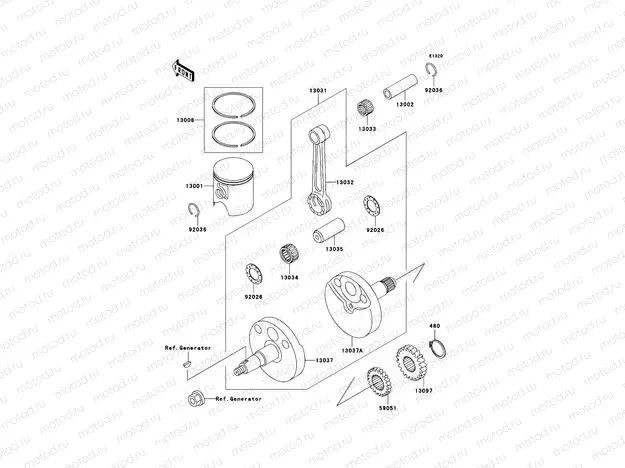 Crankshaft/Piston(s)