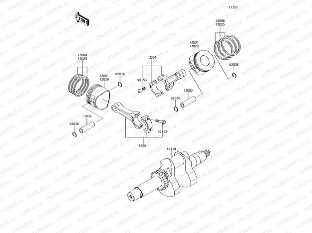 Crankshaft/Piston(s)