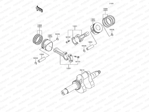 Crankshaft/Piston(s)
