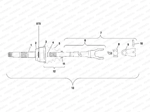 CV JOINT - BTB - A00CH33AC (4959905990B004) | CV JOINT - BTB - A00CH33AC (4959905990B004)