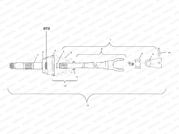 CV JOINT - BTB - A01CD32AA (4964026402B002) | CV JOINT - BTB - A01CD32AA (4964026402B002)