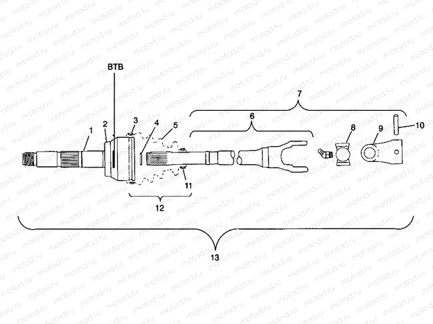 CV JOINT - BTB - N98AC42D (4945214521B013) | CV JOINT - BTB - N98AC42D (4945214521B013)