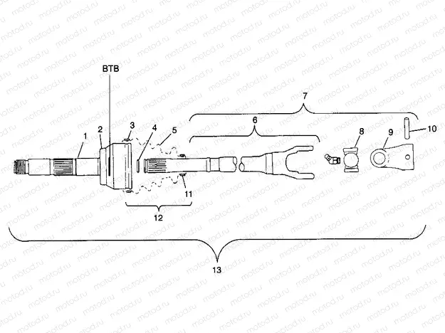 CV JOINT - BTB - S98AE50E (4946394639b006) | CV JOINT - BTB - S98AE50E (4946394639b006)
