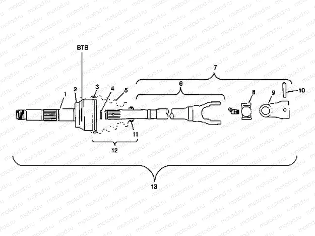 CV JOINT - BTB - W98BC50A (4944994499b004) | CV JOINT - BTB - W98BC50A (4944994499b004)