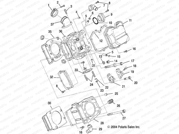 CYLINDER - A05MH50AB/AC/AG/AH/AL/AT/FB (4994169416D05) | CYLINDER - A05MH50AB/AC/AG/AH/AL/AT/FB (4994169416D05)
