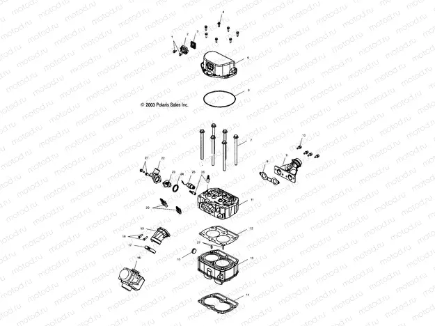 CYLINDER and CYLINDER HEAD - A04CH68AK/AL/AN/AO (4987438743D05) | CYLINDER and CYLINDER HEAD - A04CH68AK/AL/AN/AO (4987438743D05)