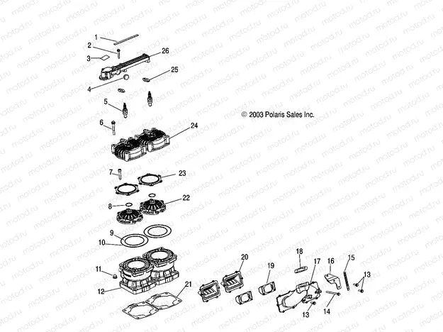 CYLINDER and MANIFOLD - W045297DA/IA/IB (4990519051C02) | CYLINDER and MANIFOLD - W045297DA/IA/IB (4990519051C02)