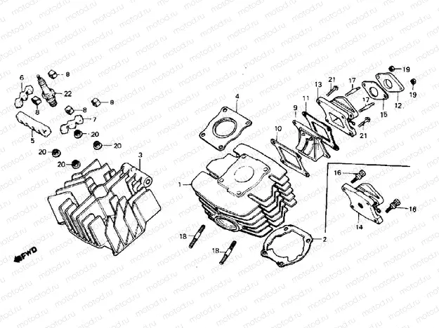 Cylinder & cylinder head
